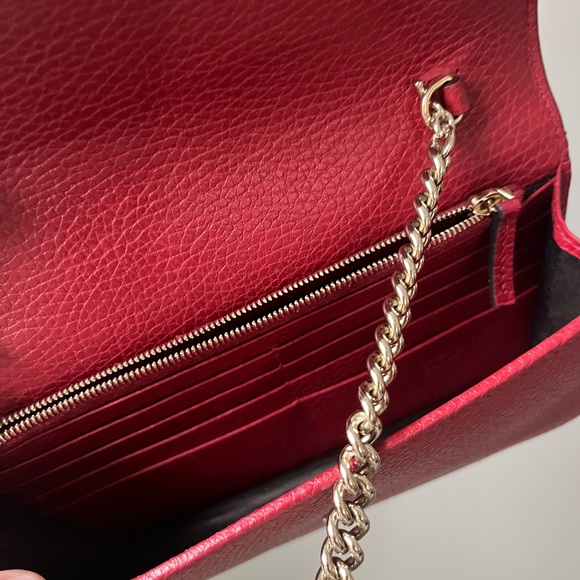 ❤️ Red Gucci Wallet-On-Chain ❤️ - Picture 7 of 10